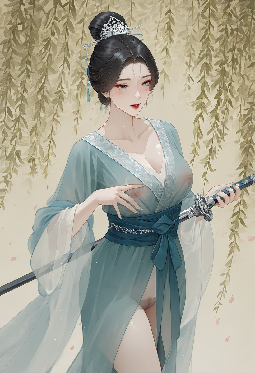 欲求不满宁女侠~岳不群之妻宁中则~岳不群の妻寧中則です-pixiv插画-作品交流服务