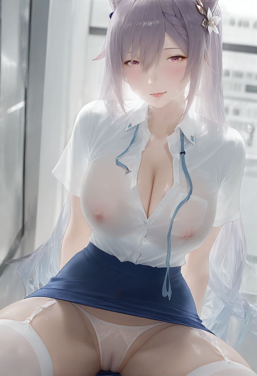 Keqing charming mature woman-pixiv插画-作品交流服务