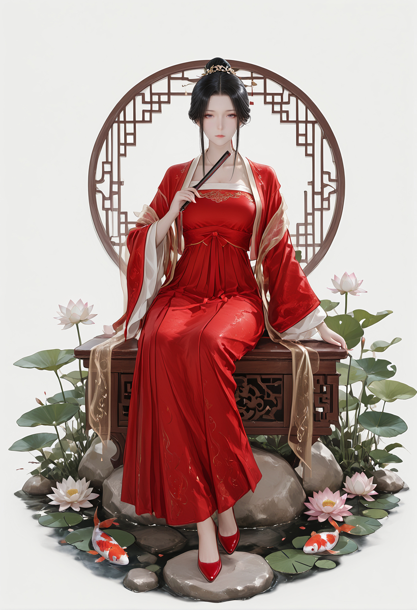 国风女子图鉴~国風女子図鑑です-pixiv插画-作品交流服务