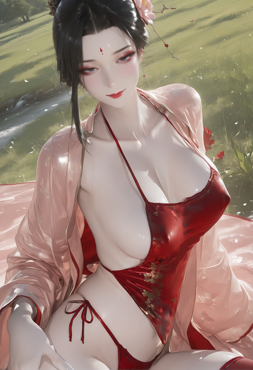 (全)魅惑传说 之红肚兜惑主~魅惑の伝説 赤肚兜の惑主-pixiv插画-作品交流服务