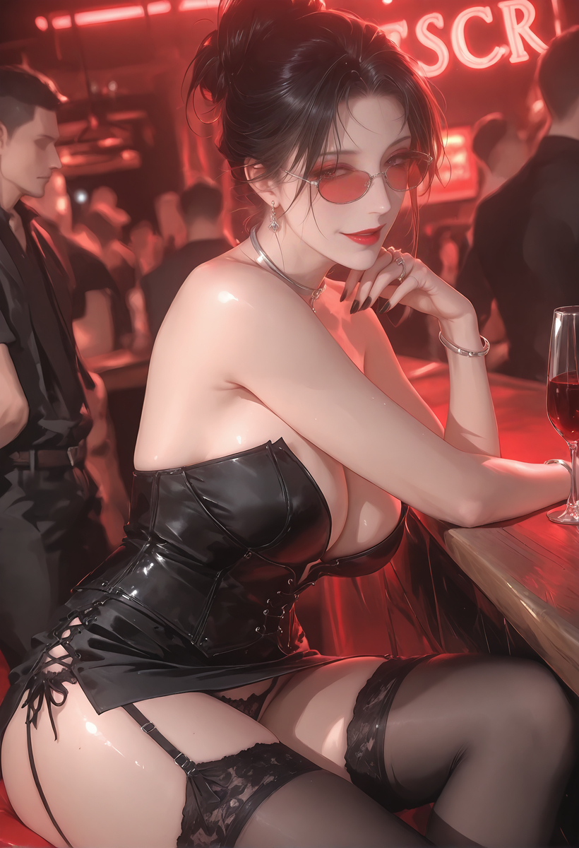 (全)轻熟风 秘书在夜店也很忙~軽熟風 秘書のクラブも多忙であ-pixiv插画-作品交流服务