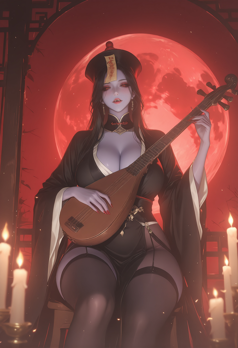 (全)志怪奇談・红月降妖~志怪奇談・赤い月に現れる魔物である-pixiv插画-作品交流服务