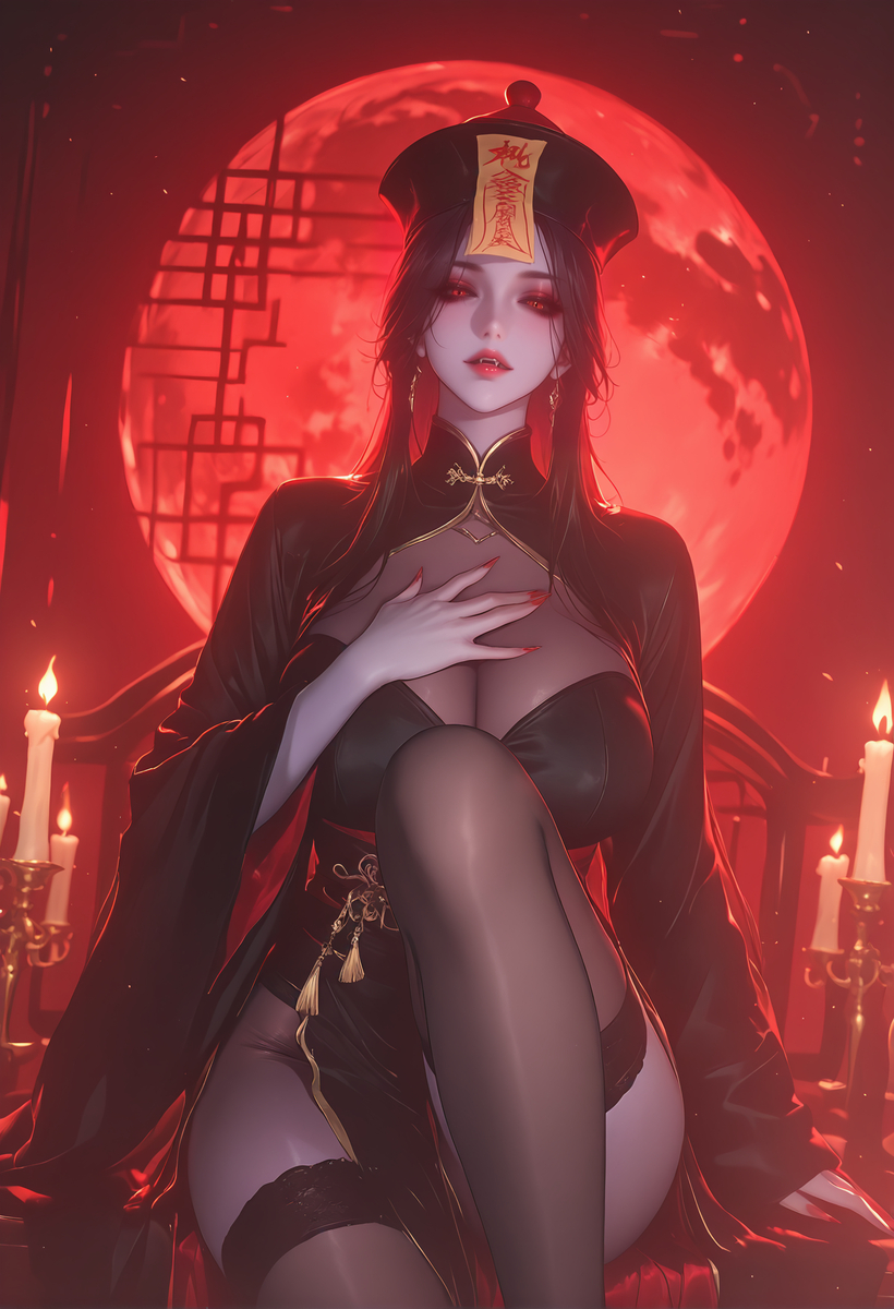 (全)志怪奇談・红月降妖~志怪奇談・赤い月に現れる魔物である-pixiv插画-作品交流服务