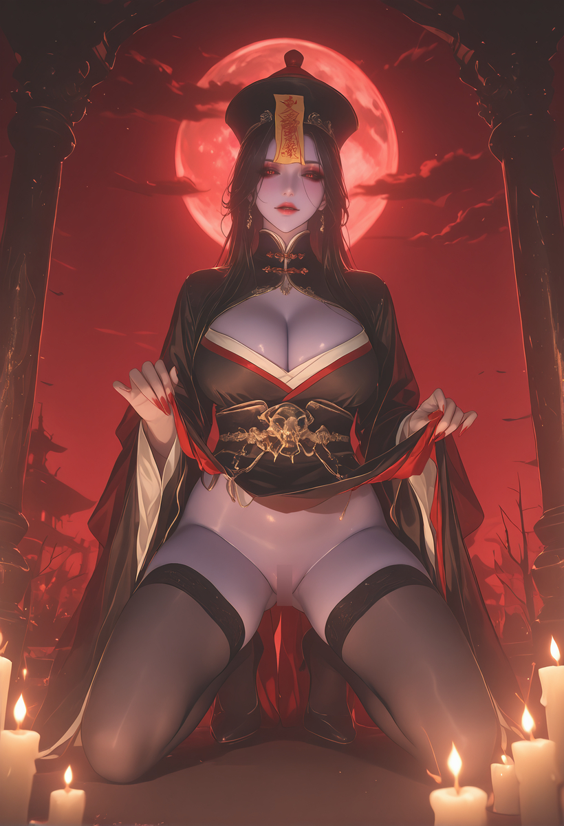 (全)志怪奇談・红月降妖~志怪奇談・赤い月に現れる魔物である-pixiv插画-作品交流服务