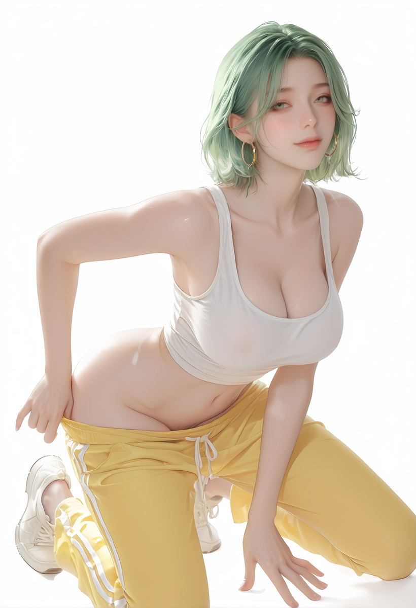 (全)辣妹映像 健身房的姑娘~ギャル映像 ジムに通っている女性-pixiv插画-作品交流服务