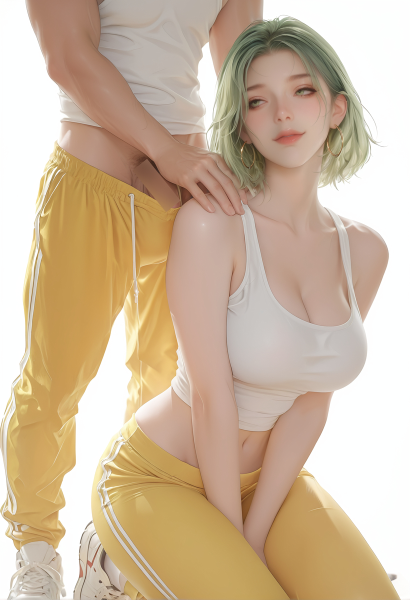 (全)辣妹映像 健身房的姑娘~ギャル映像 ジムに通っている女性-pixiv插画-作品交流服务