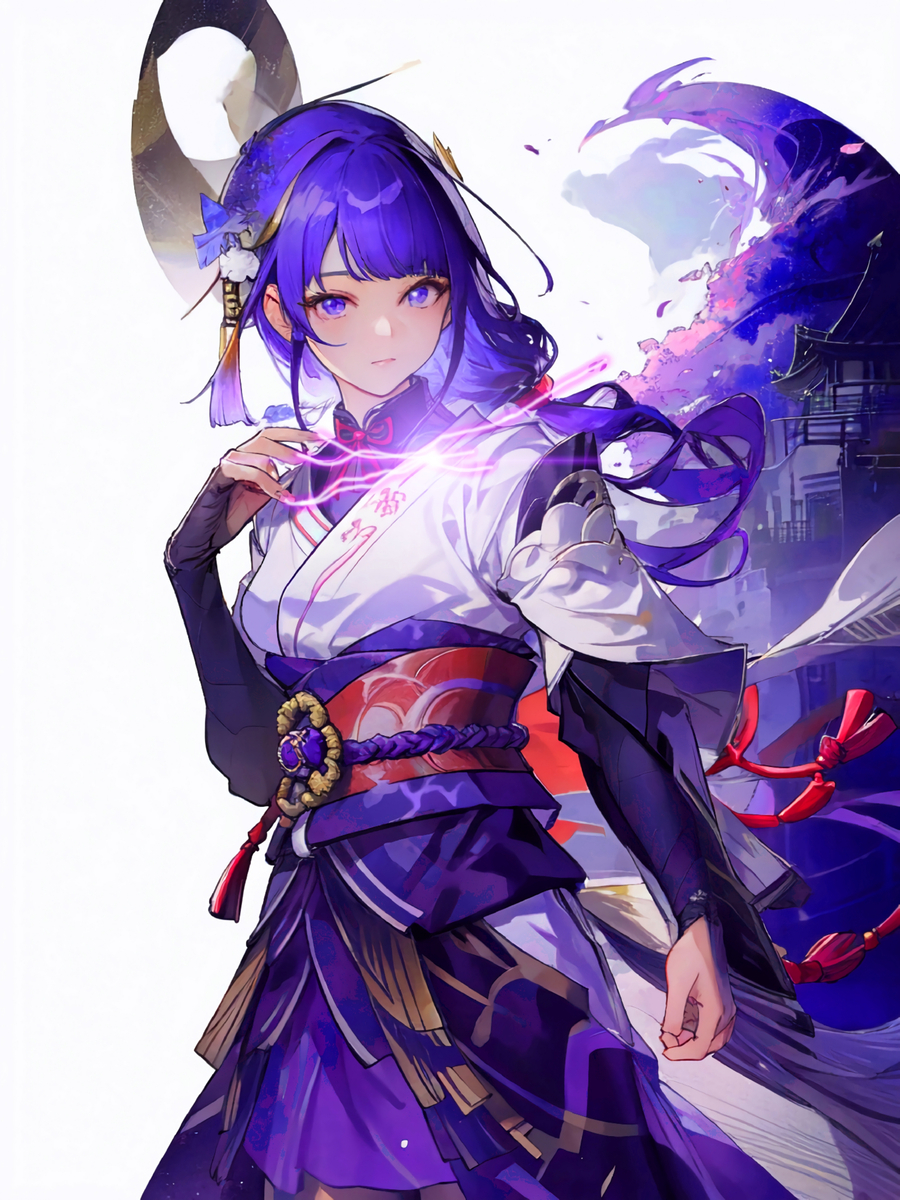 雷電将軍-pixiv插画-作品交流服务