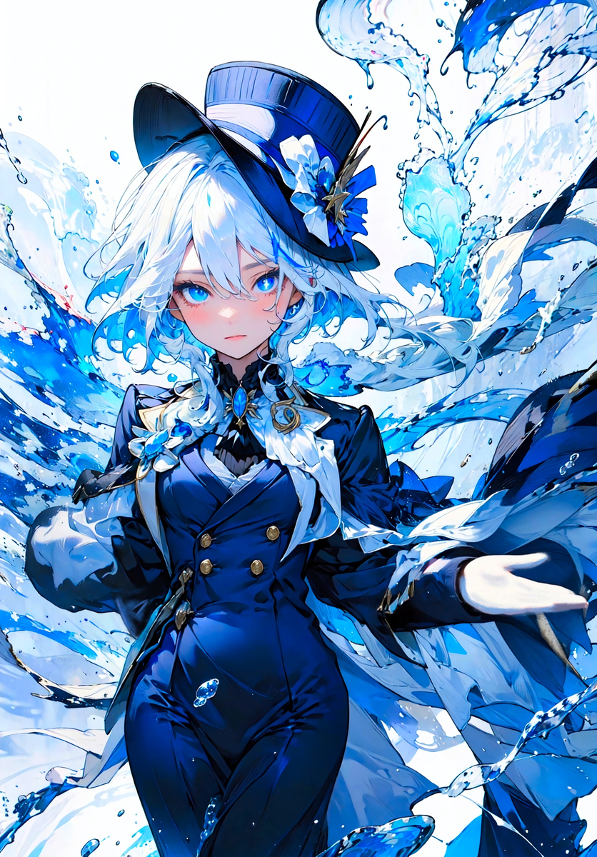 フリーナ(原神)-pixiv插画-作品交流服务