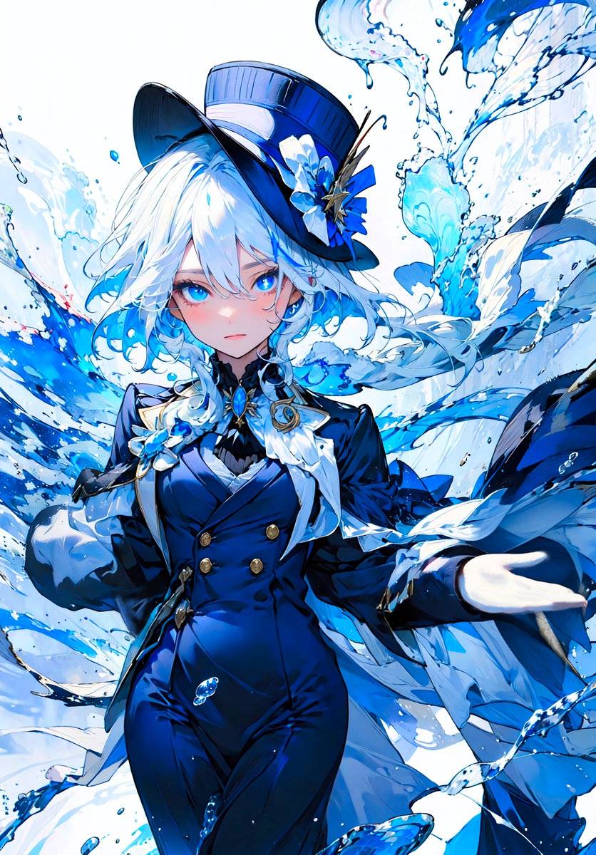 フリーナ(原神)-pixiv插画-作品交流服务