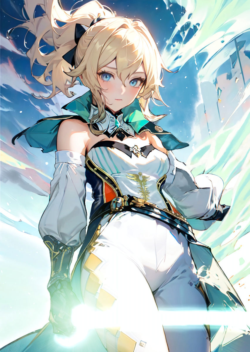 ジン団長(原神)-pixiv插画-作品交流服务