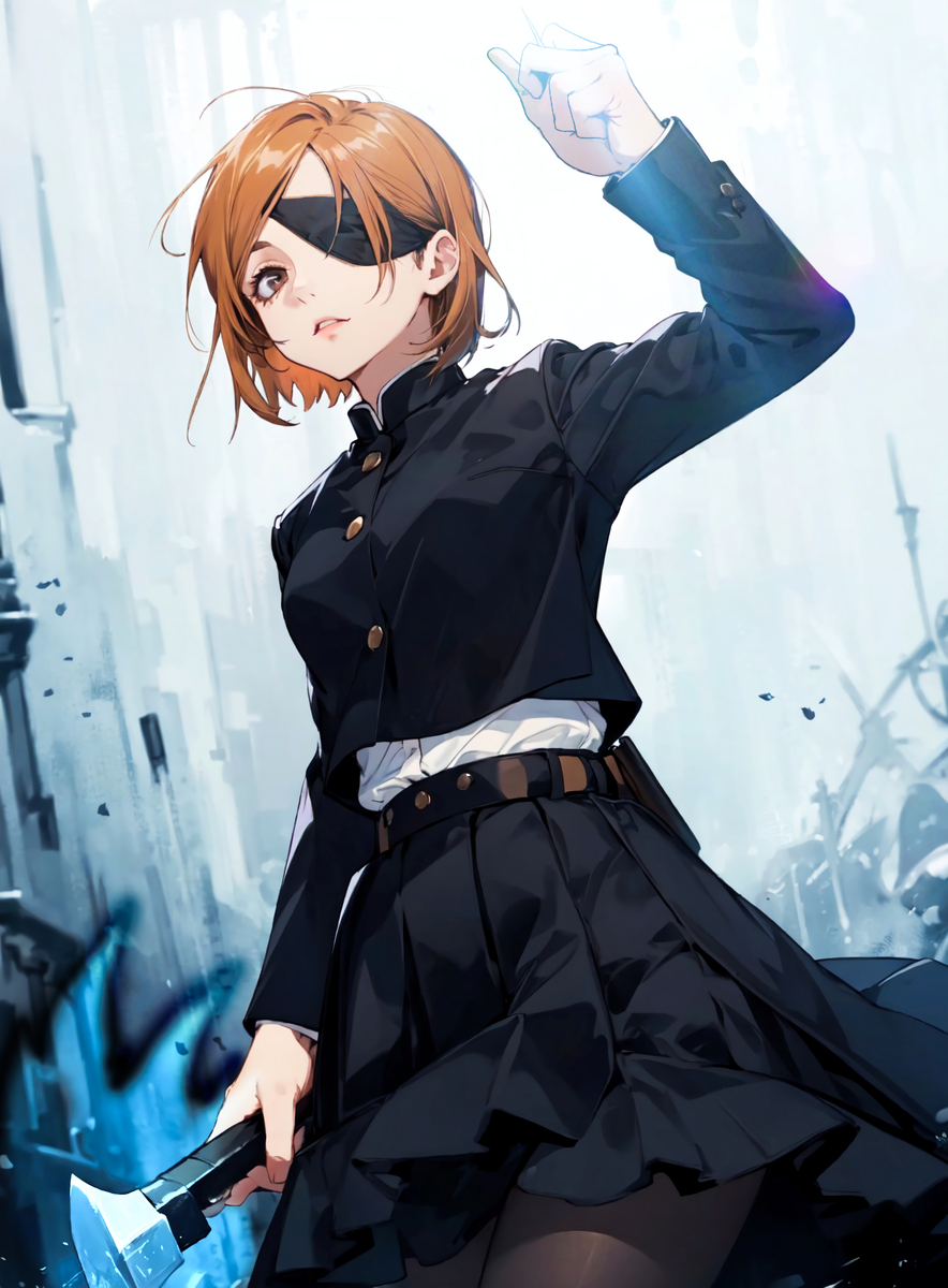 釘崎野薔薇(眼帯)-pixiv插画-作品交流服务