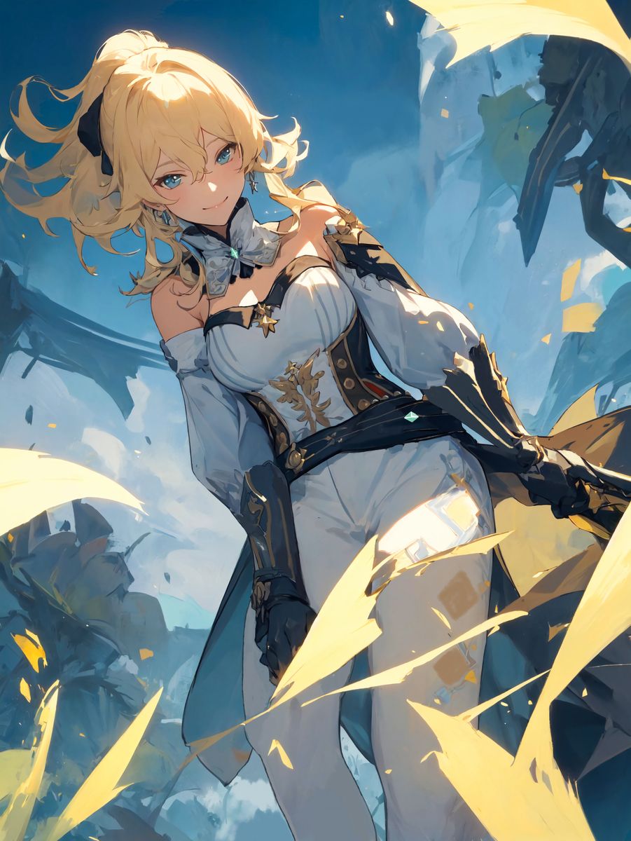 ジン(原神)-pixiv插画-作品交流服务