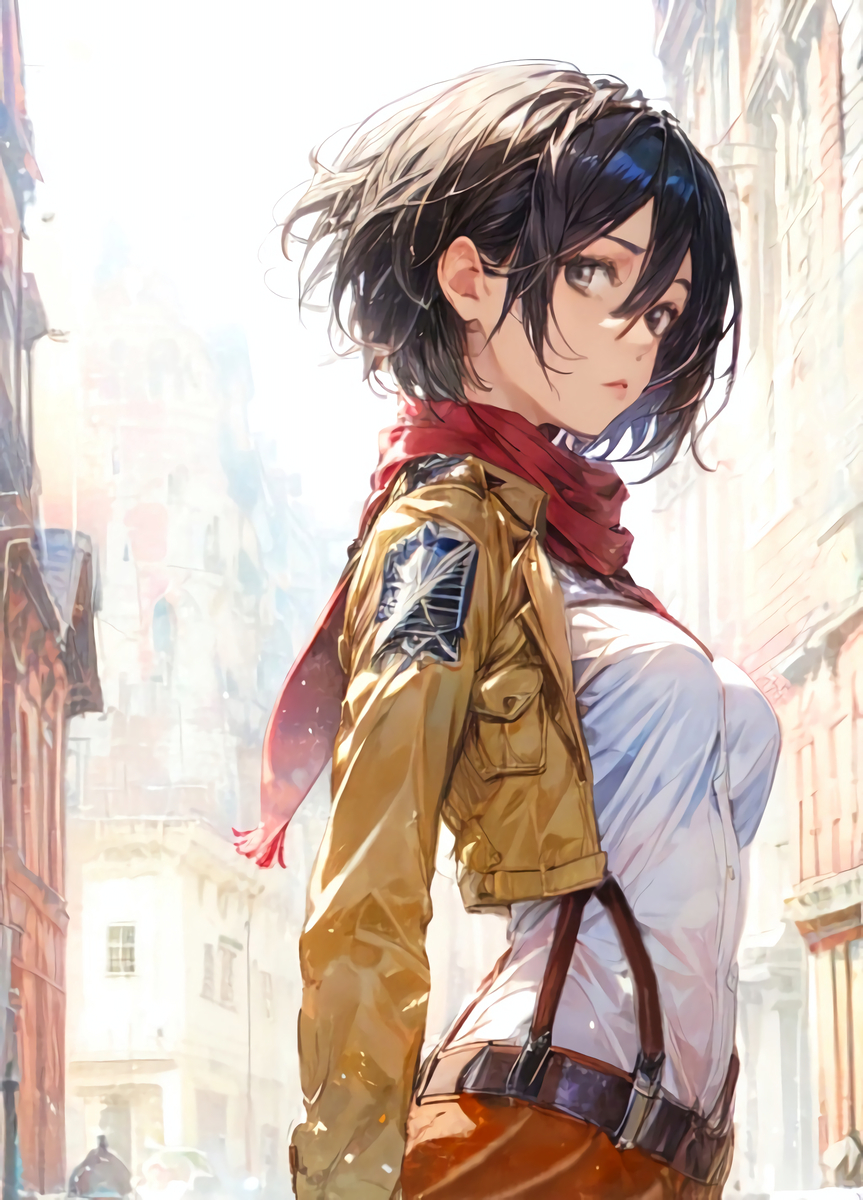 ミカサ・アッカーマン-pixiv插画-作品交流服务