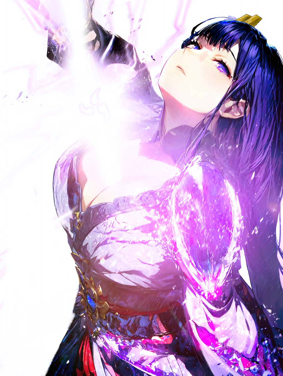 雷電将軍(原神)-pixiv插画-作品交流服务