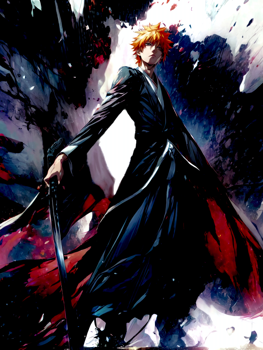 「天鎖斬月」-pixiv插画-作品交流服务