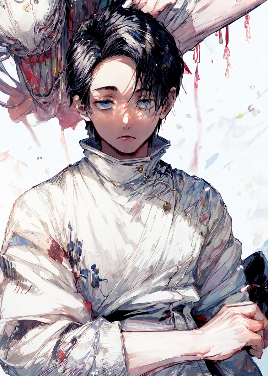 乙骨(呪術廻戦)-pixiv插画-作品交流服务