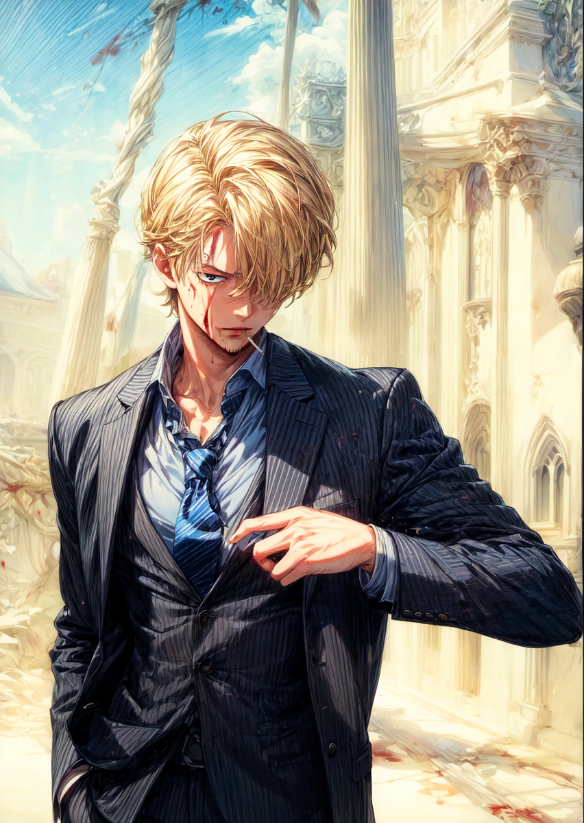 サンジ(ONE PIECE)-pixiv插画-作品交流服务