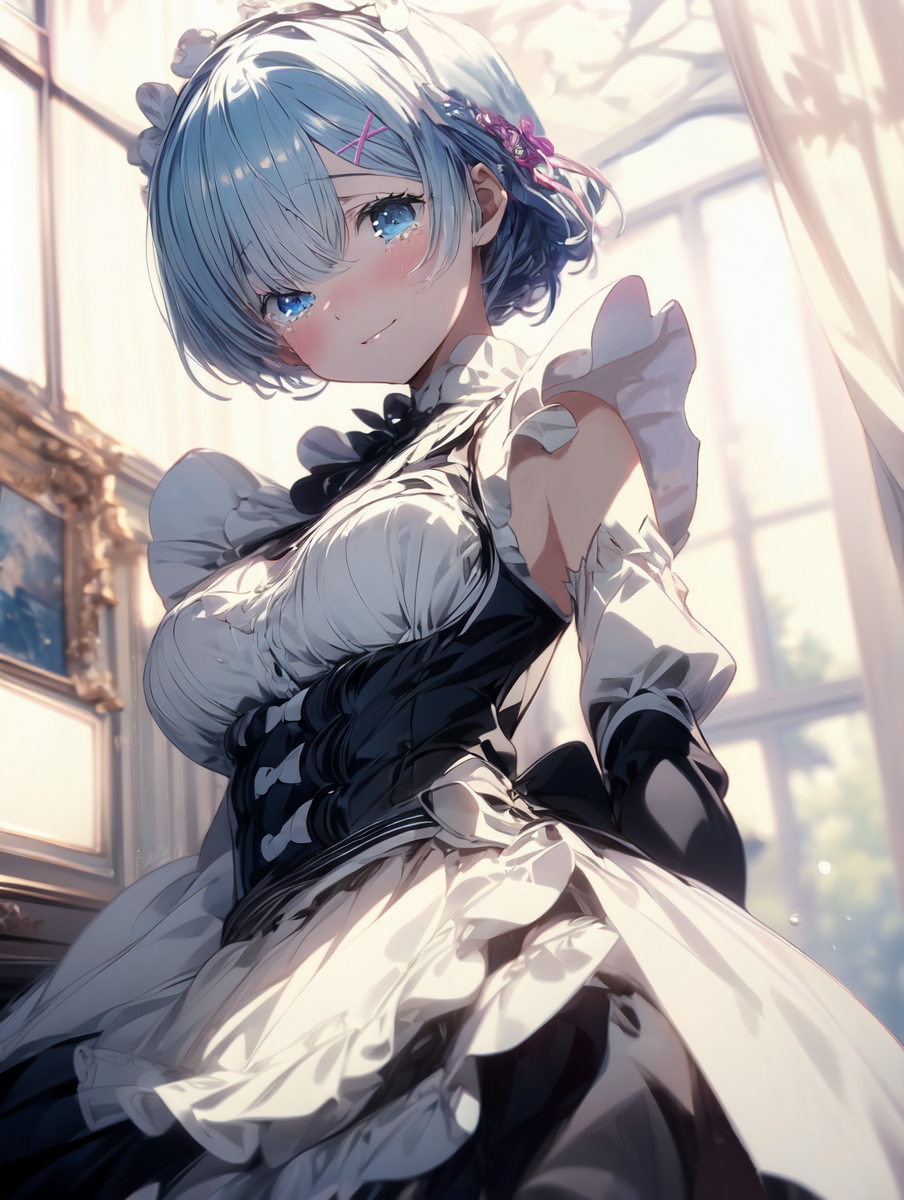 レム(Re:ゼロから始める異世界生活)-pixiv插画-作品交流服务