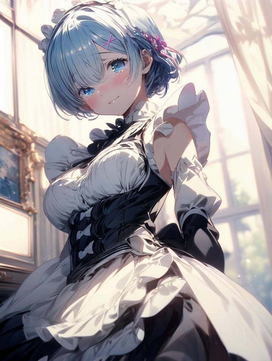 レム(Re:ゼロから始める異世界生活)-pixiv插画-作品交流服务