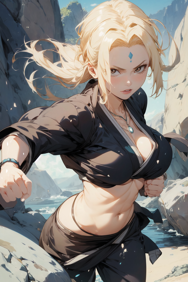 綱手(ナルト)-pixiv插画-作品交流服务