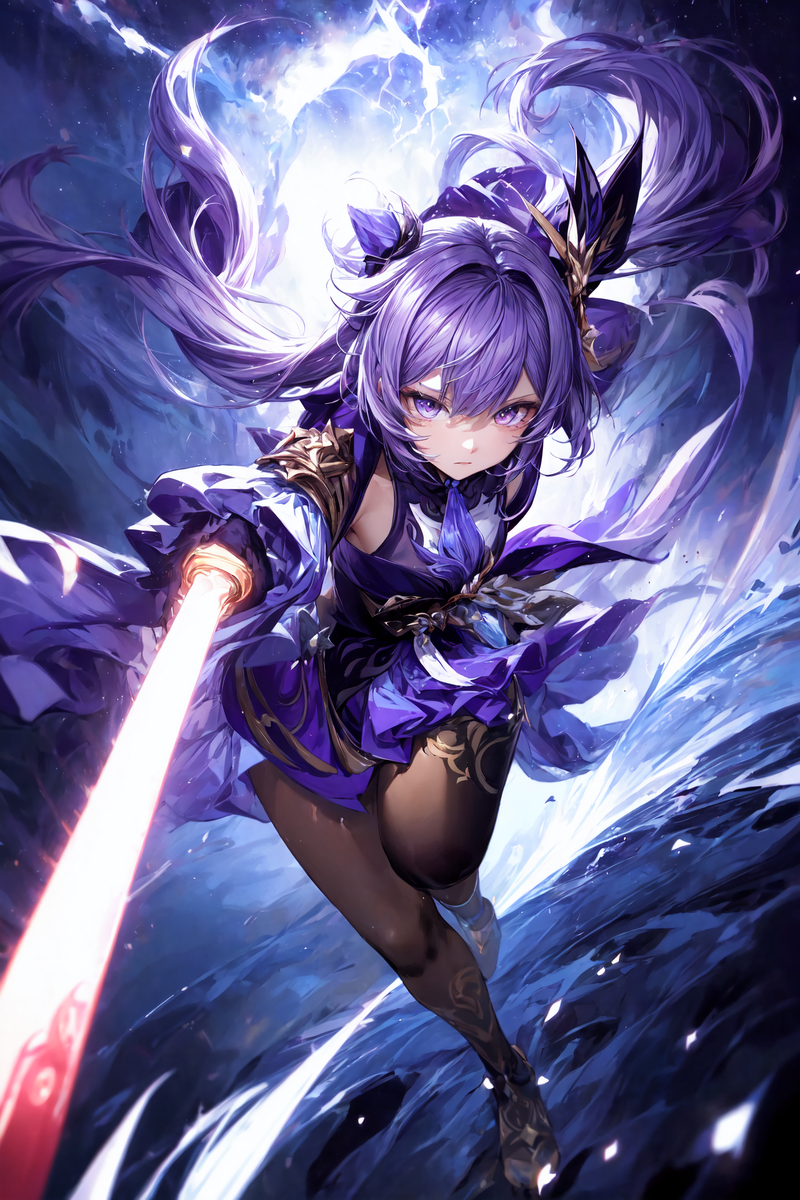 刻晴(原神)-pixiv插画-作品交流服务