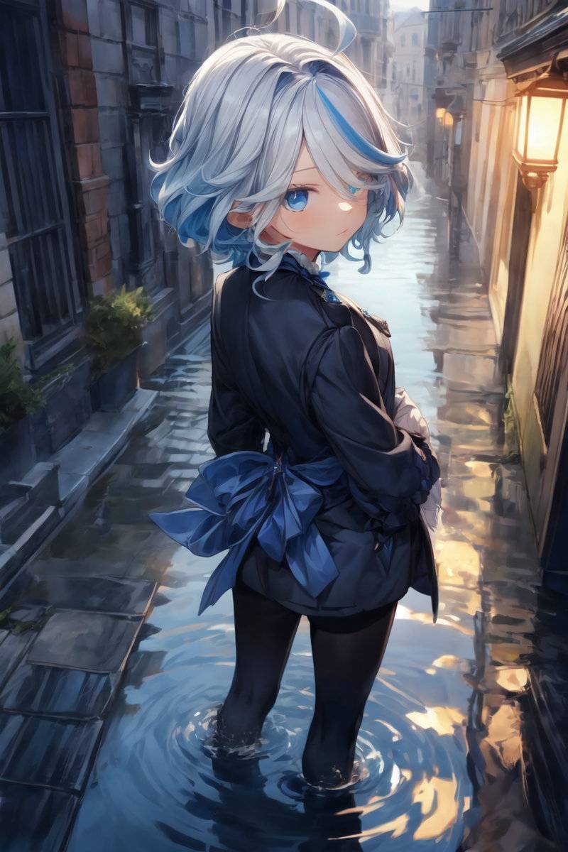 フリーナ(原神)-pixiv插画-作品交流服务