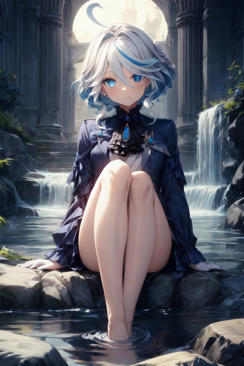 フリーナ(原神)-pixiv插画-作品交流服务