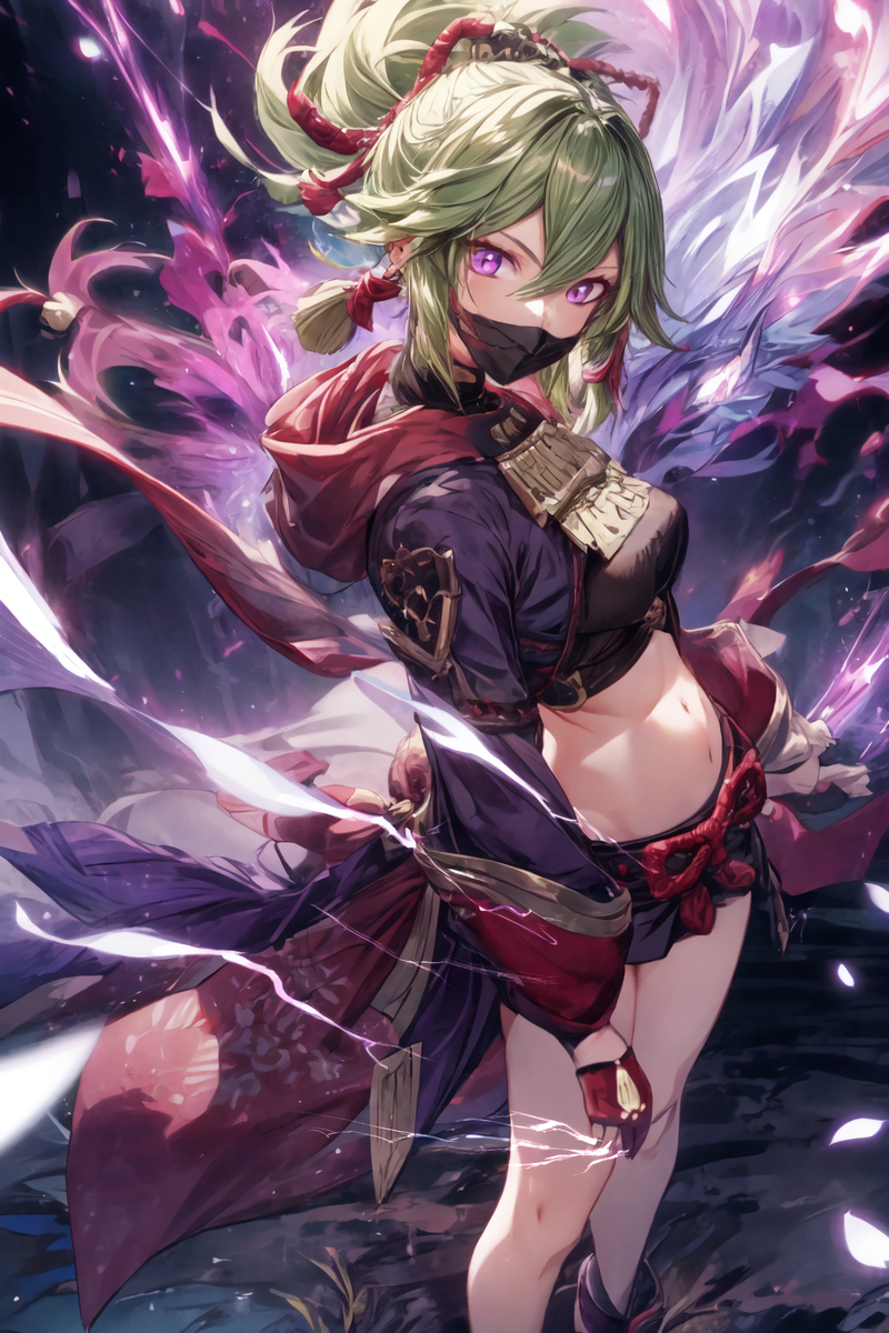 久岐忍(原神)-pixiv插画-作品交流服务