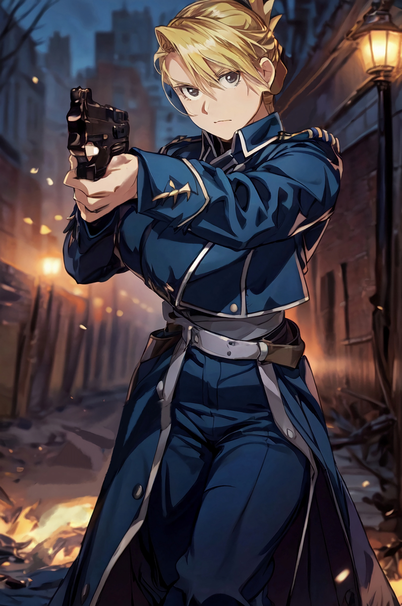 リザ・ホークアイ-pixiv插画-作品交流服务