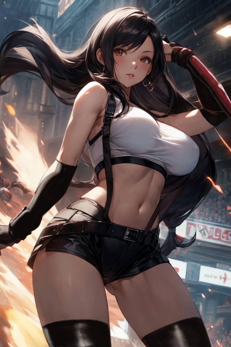 ティファ-pixiv插画-作品交流服务