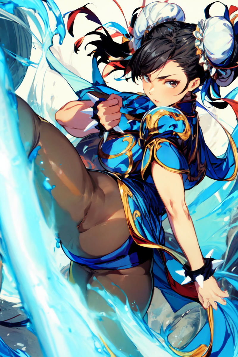 春麗(ストⅡ)-pixiv插画-作品交流服务