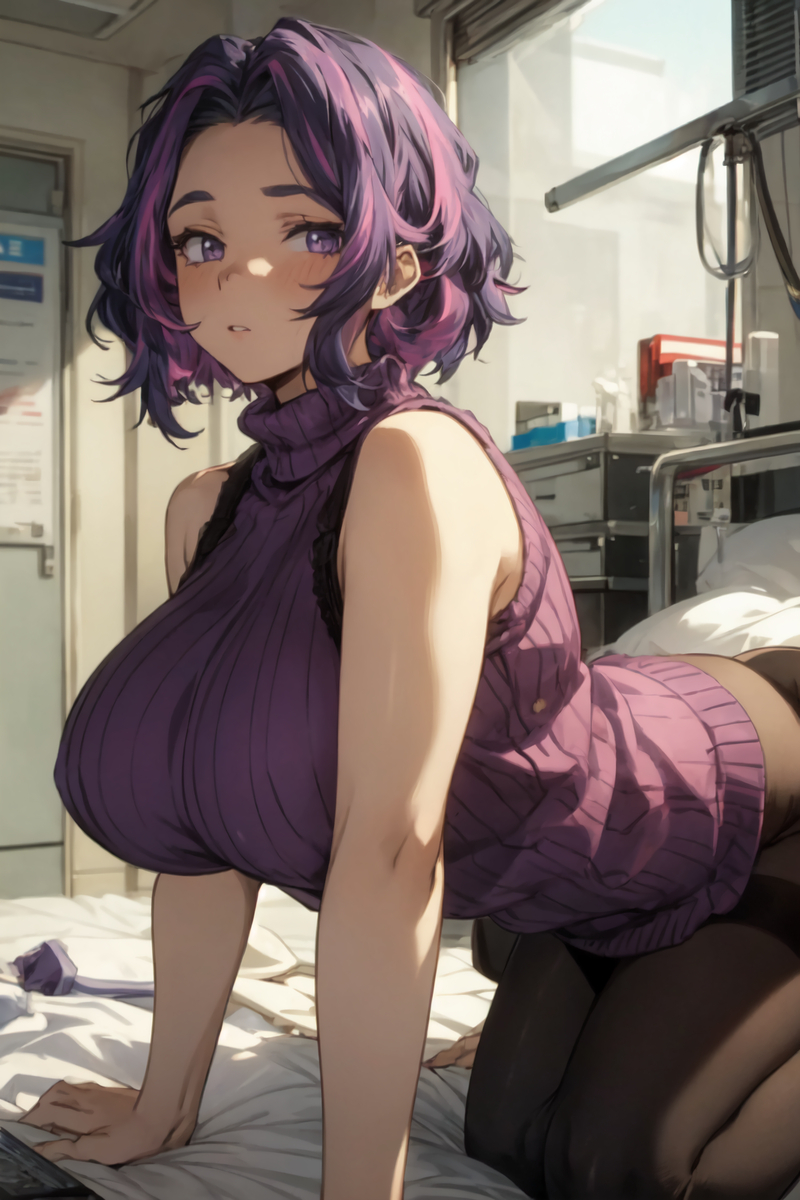 レディ・ナガン(病室にて)-pixiv插画-作品交流服务