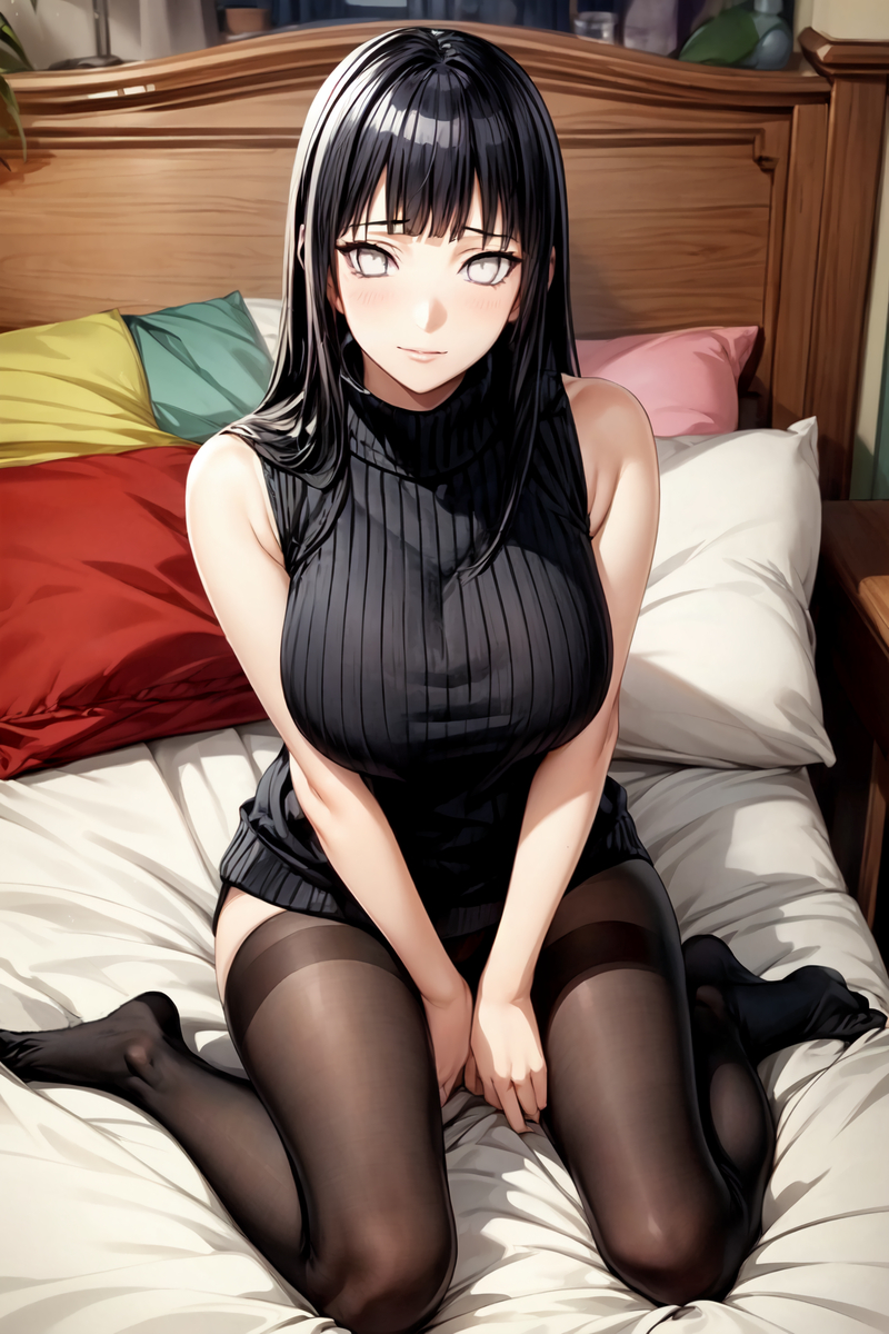 ヒナタ(黒)-pixiv插画-作品交流服务