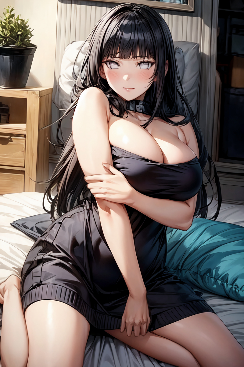 ヒナタ(黒)-pixiv插画-作品交流服务