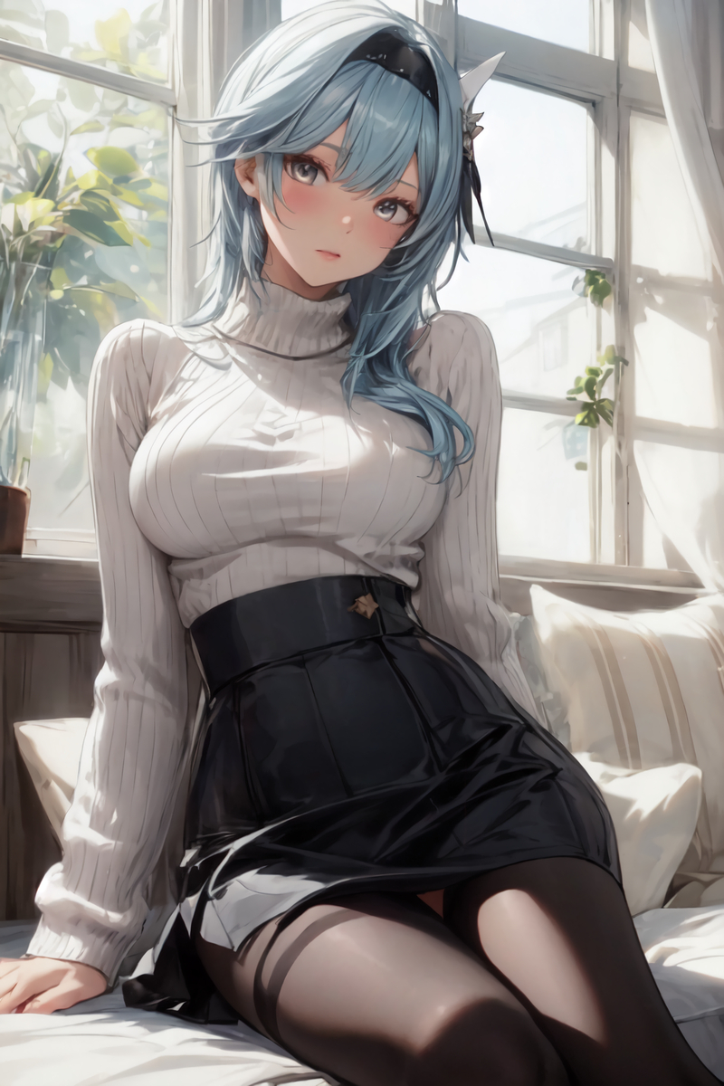 エウルア(ニット)-pixiv插画-作品交流服务