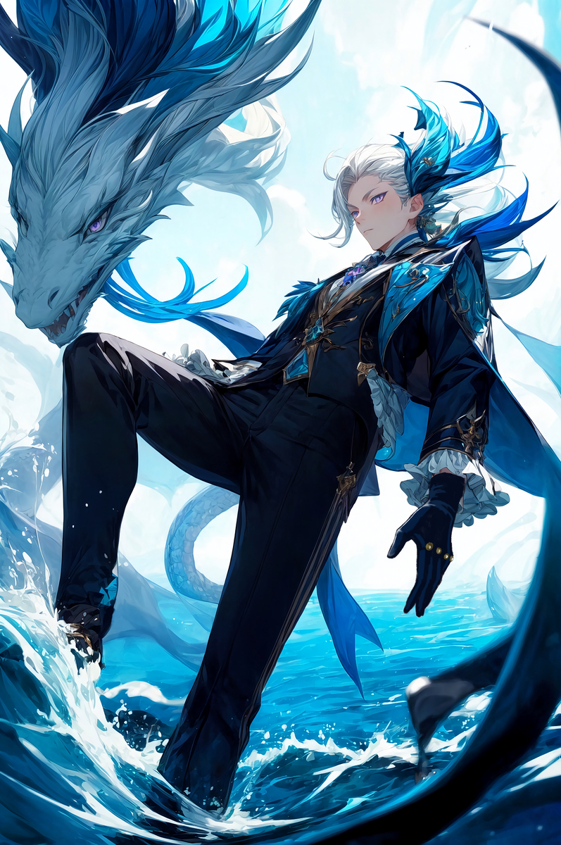 ヌヴィレット-pixiv插画-作品交流服务