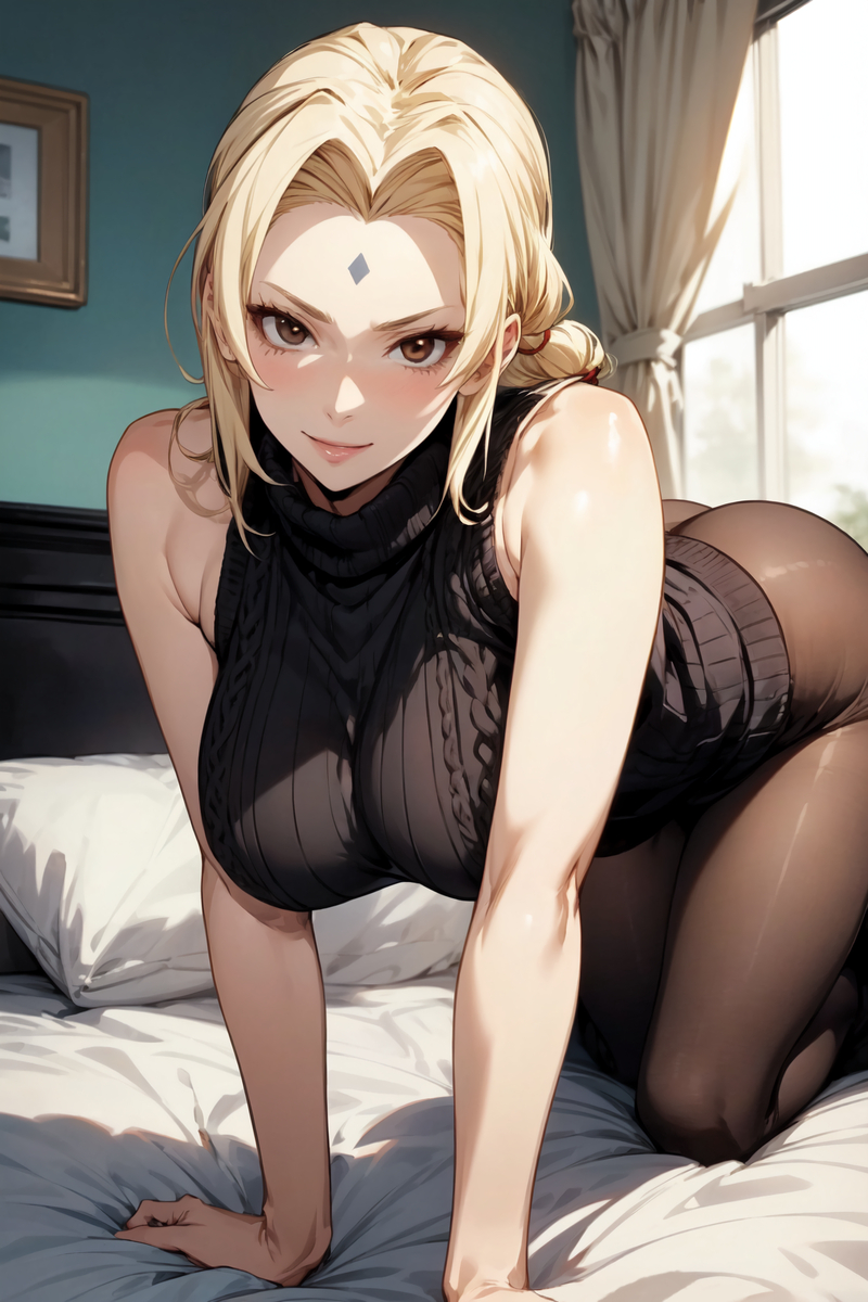 綱手(朝)-pixiv插画-作品交流服务