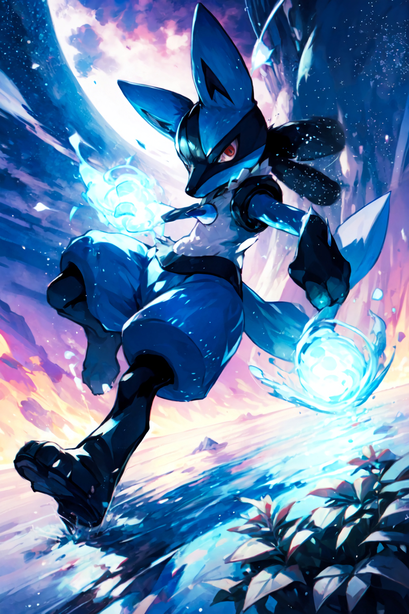 ルカリオ-pixiv插画-作品交流服务