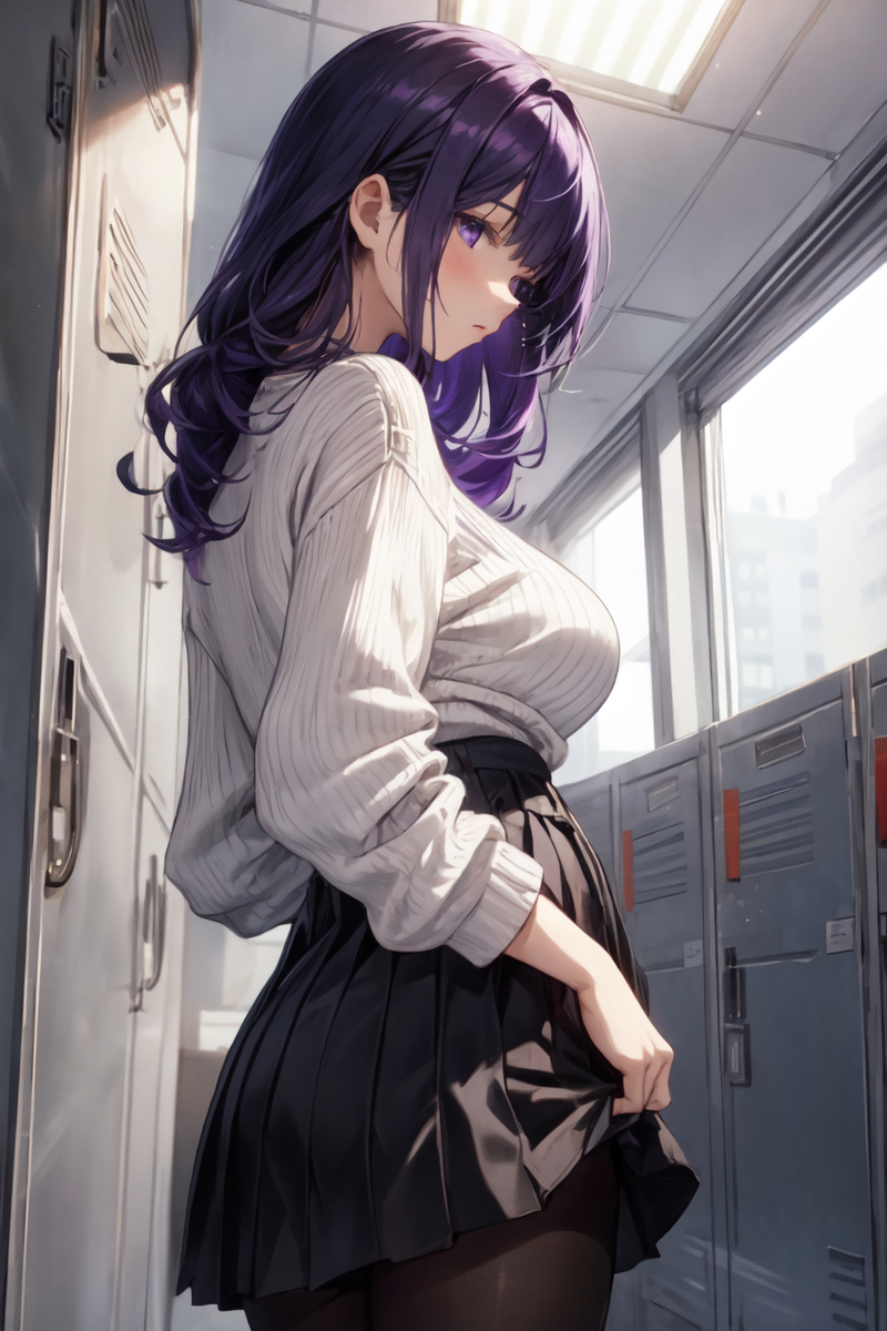 雷電(白)-pixiv插画-作品交流服务