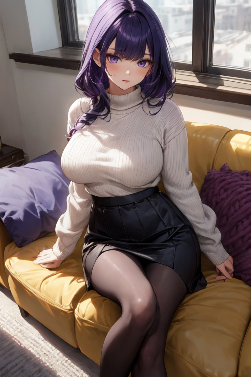 雷電(白)-pixiv插画-作品交流服务