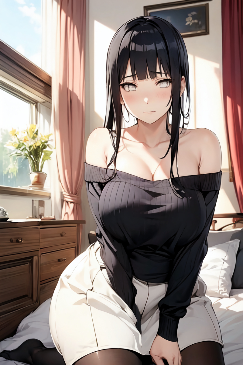 日向ヒナタ(白オフショ下見)-pixiv插画-作品交流服务