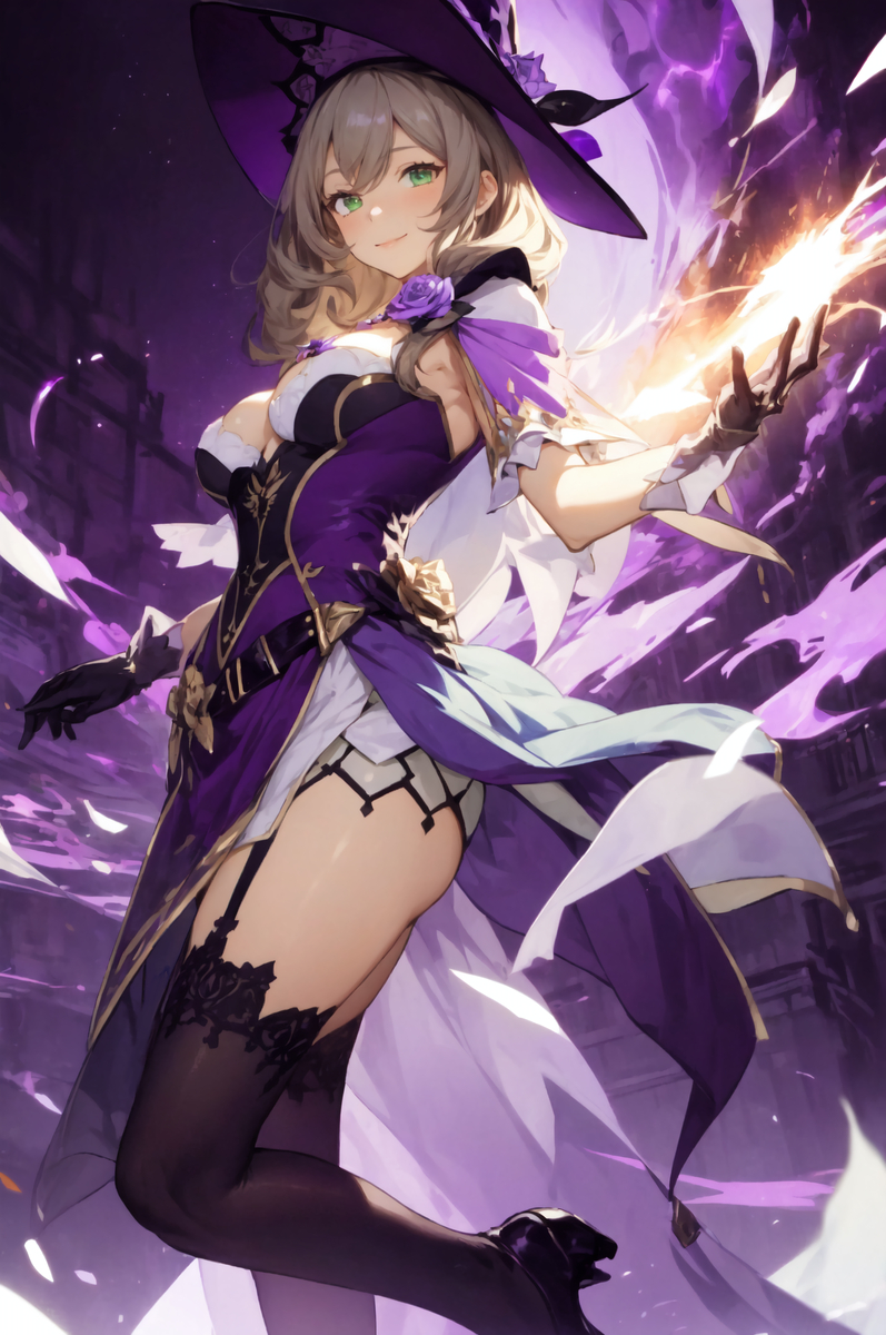 リサさん(原神)-pixiv插画-作品交流服务