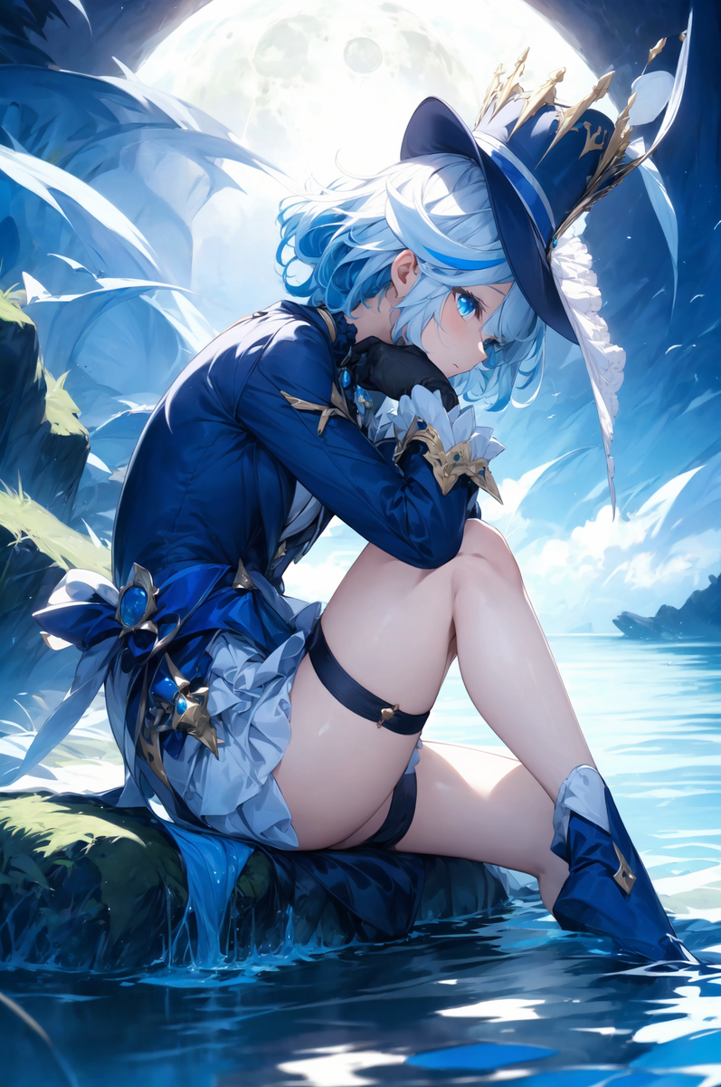 フリーナ(孤独)-pixiv插画-作品交流服务