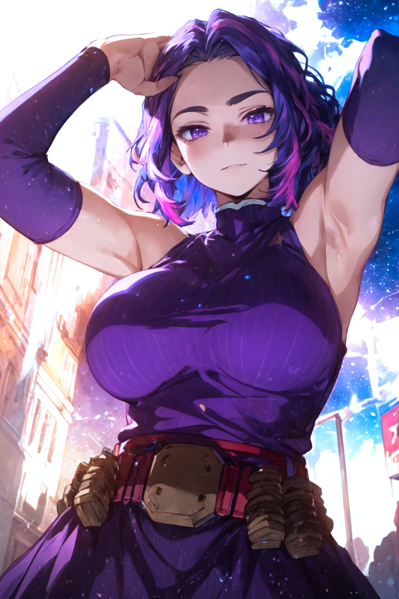 レディナガン(下アングル)-pixiv插画-作品交流服务