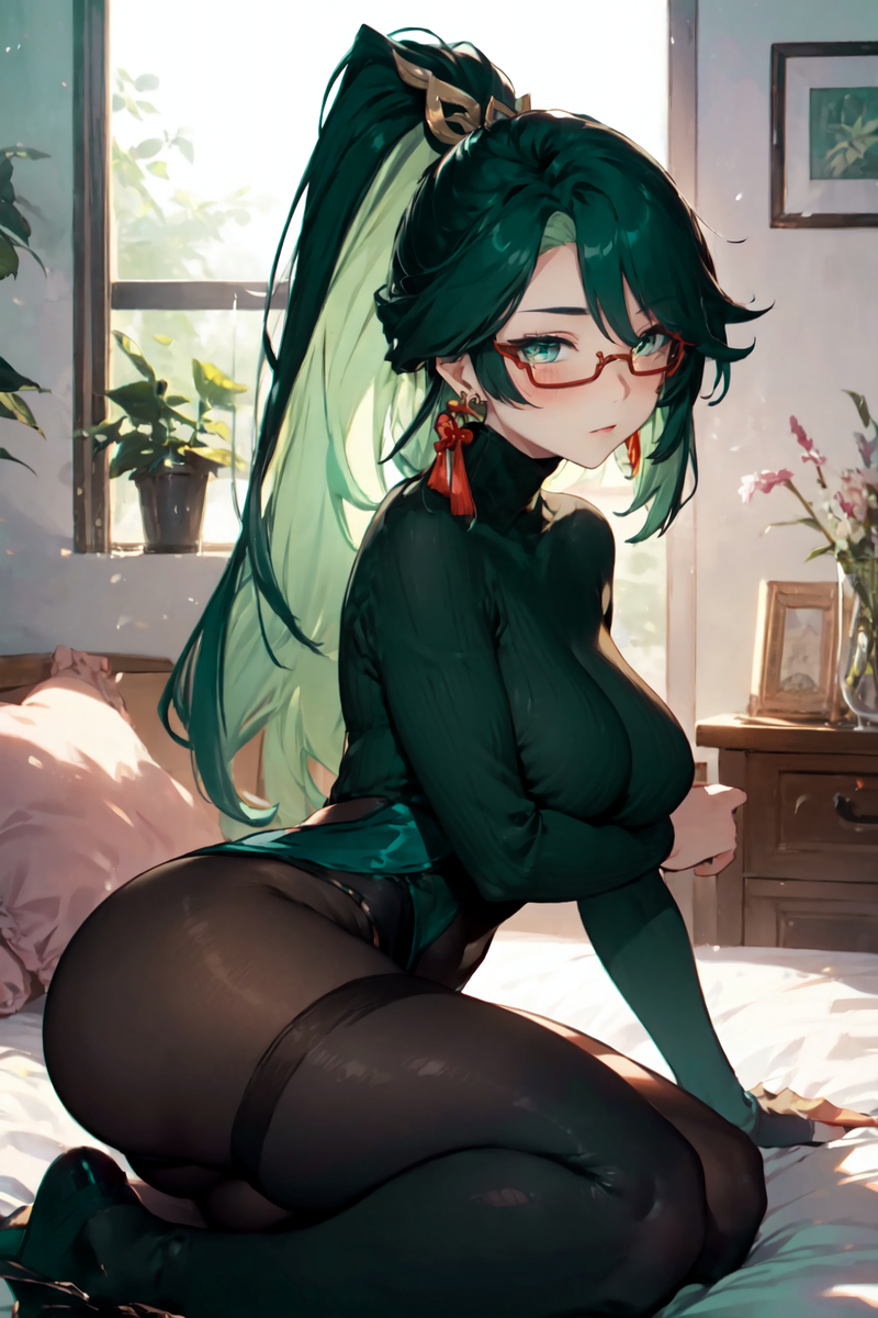 閑雲(座り)-pixiv插画-作品交流服务