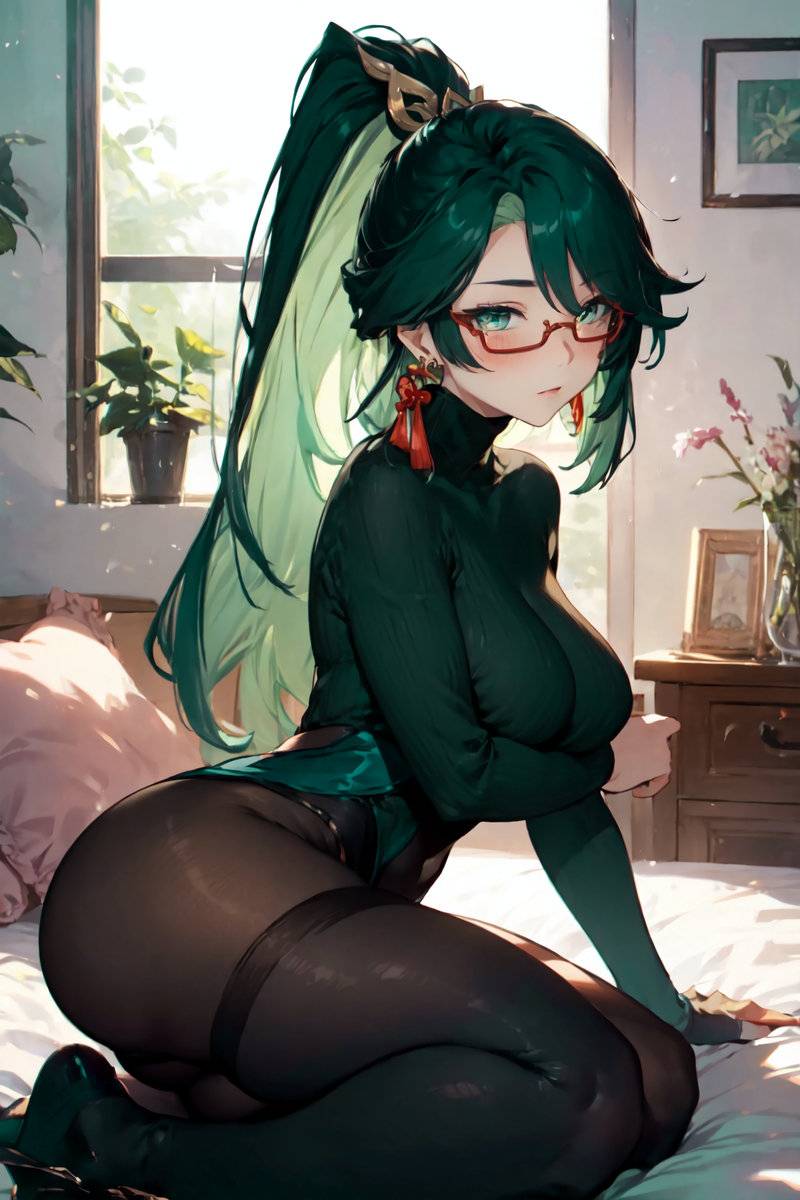 閑雲(座り)-pixiv插画-作品交流服务