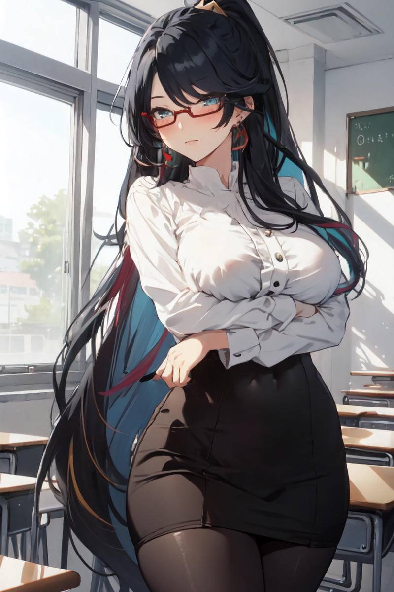 閑雲(教師)-pixiv插画-作品交流服务