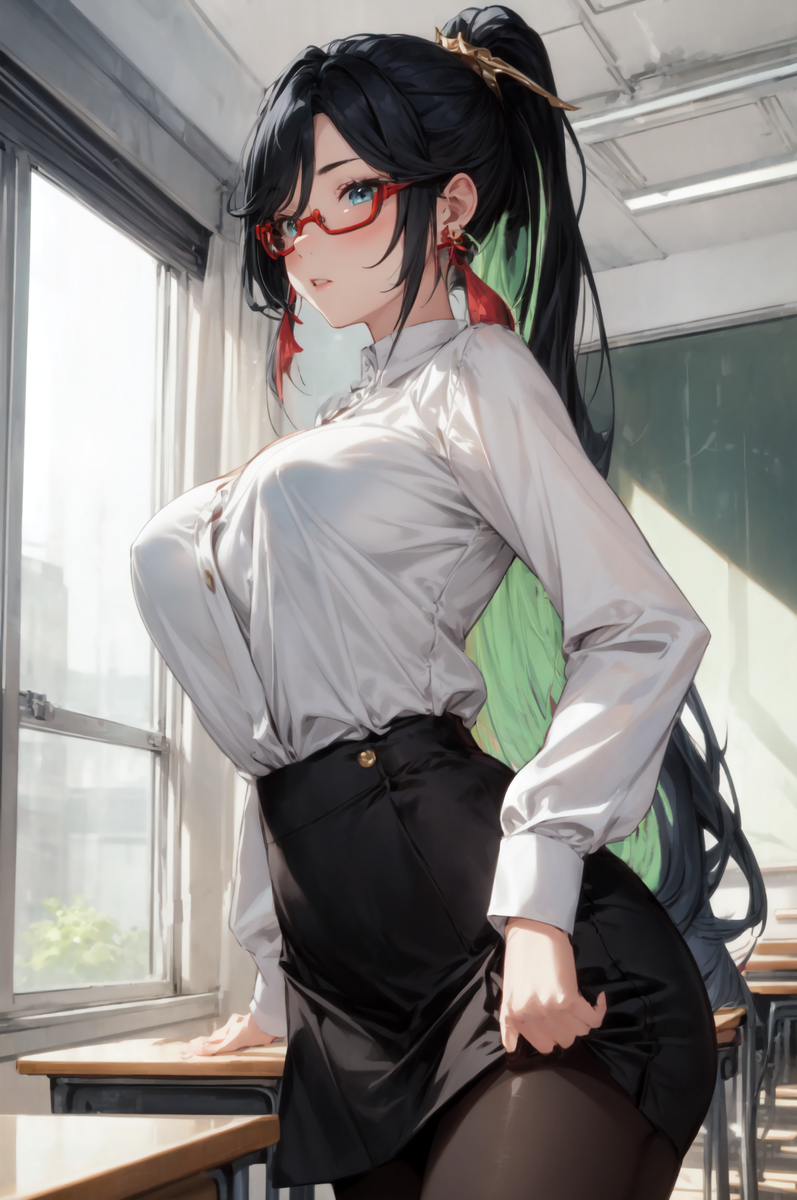 閑雲(教師)-pixiv插画-作品交流服务