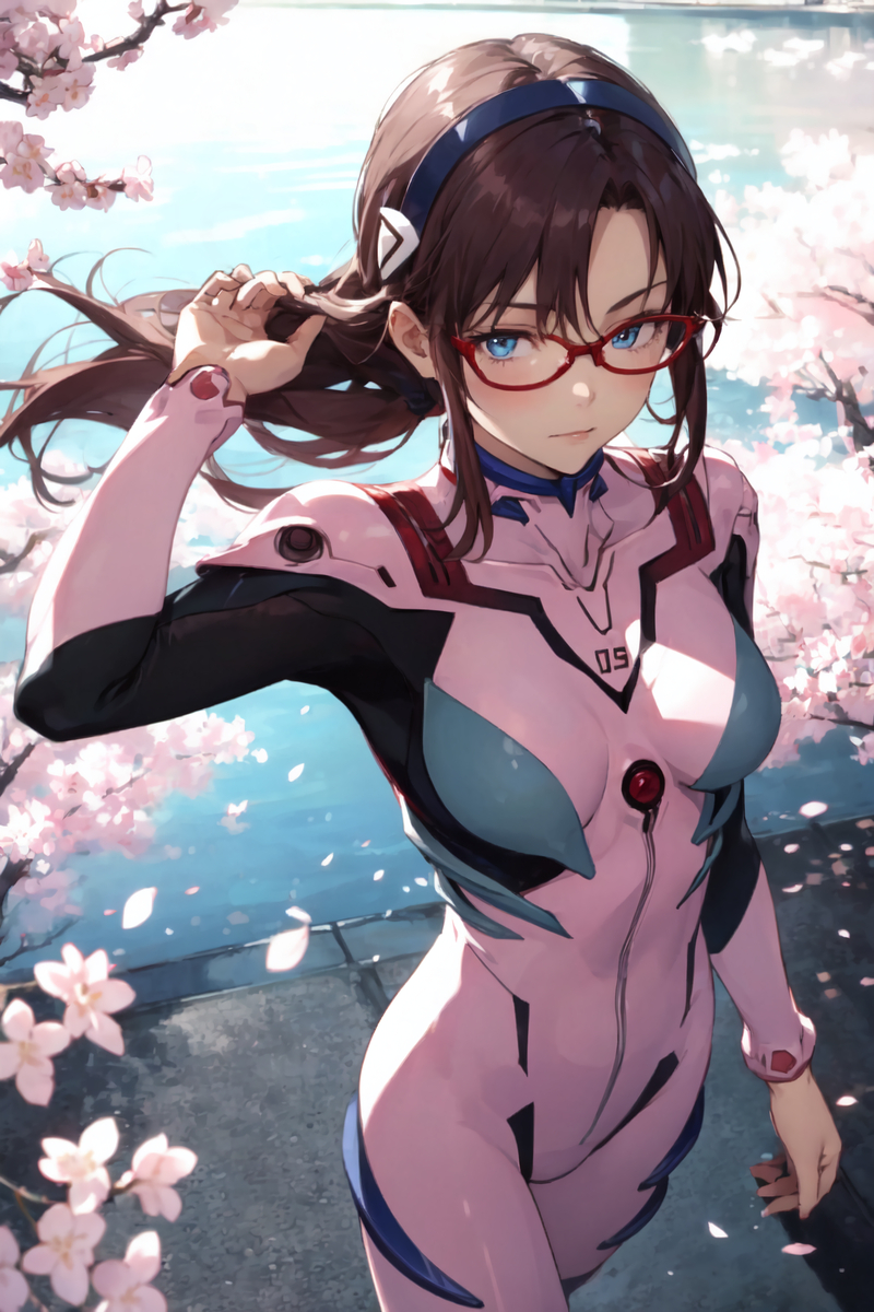 真希波マリ・イラストリアス(桜クール)-pixiv插画-作品交流服务