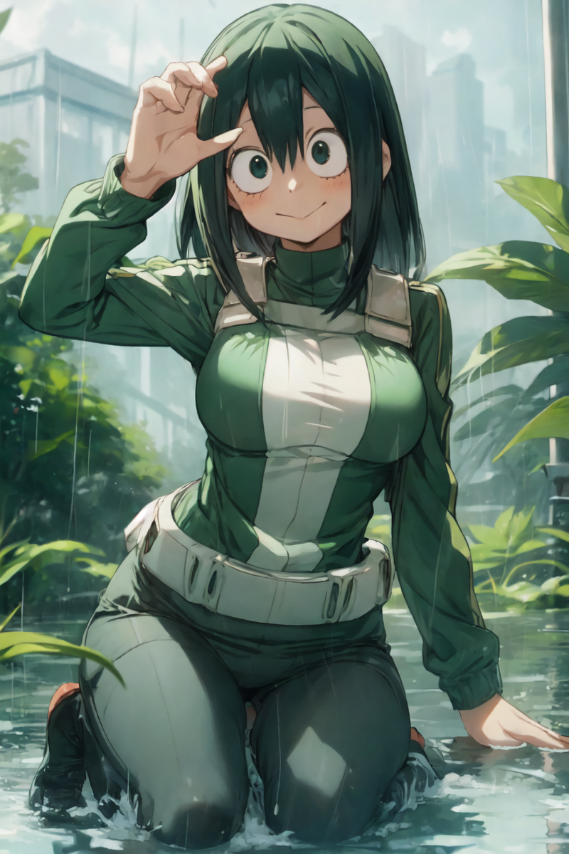 蛙吹梅雨-pixiv插画-作品交流服务